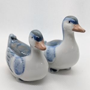 Otagiri Japan Mini Porcelain Ducks Figurines